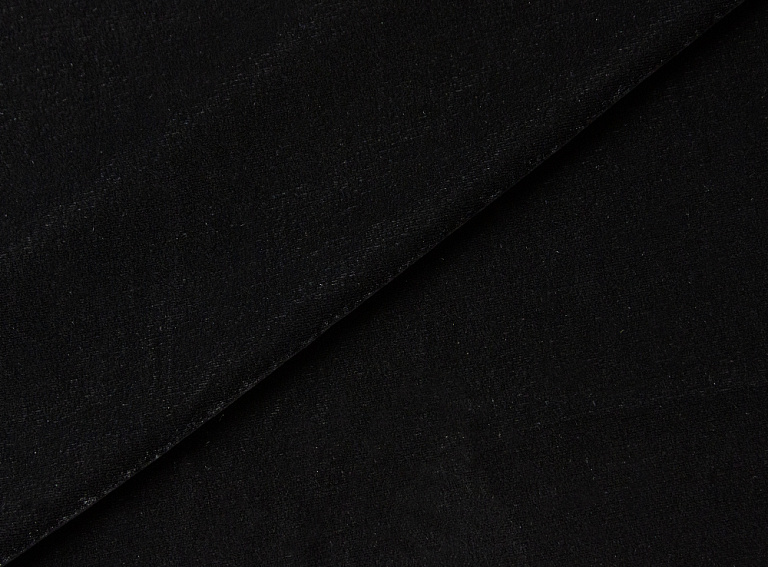 Фото ткани Бархат, цвет - черный