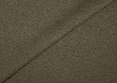Фото ткани Двухсторонний трикотаж тип Brunello Cucinelli, цвет - хаки, темно-серый