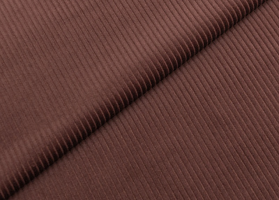 Фото ткани Вельвет, цвет - коричневый