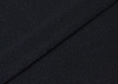 Фото ткани Пальтовое шерстяное букле, цвет - черный