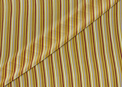 Фото ткани Натуральный шелк, цвет - бежевый и полоска