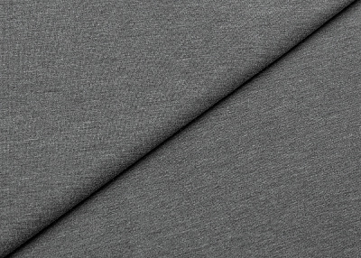 Фото ткани Хлопковый трикотаж, цвет - темно-серый