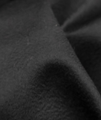 Кашемировая ткань тип Ermenegildo Zegna (на мембране), цвет - черный. Изображение 4