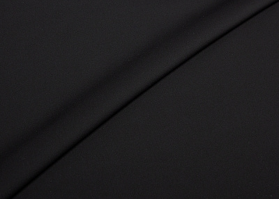 Фото ткани Шелковый креп, цвет - черный
