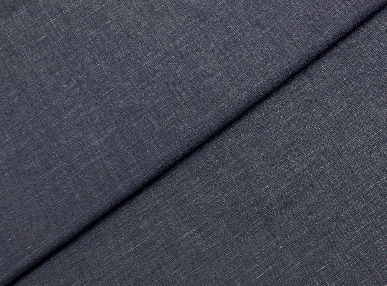 Фото ткани Хлопковая джинса тип Loro Piana, цвет - синий