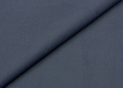 Фото ткани Шелковая органза, цвет - темно-синий