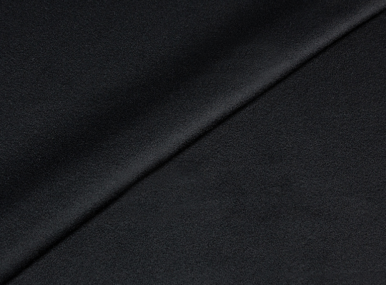 Фото ткани Кашемировая ткань на мембране тип Loro Piana, цвет - черный