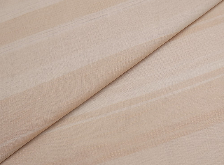 Фото ткани Ткань для штор в полоску, цвет - бежевый
