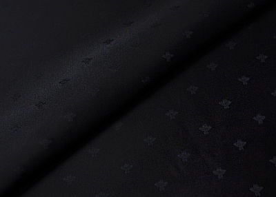 Фото ткани Шелковая ткань тип Gucci, цвет - черный
