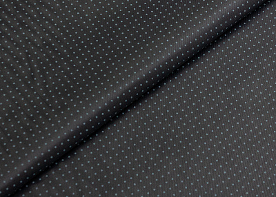 Фото ткани Подкладочная ткань в горох, цвет - синий