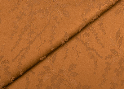 Фото ткани Вискоза с рисунком, цвет - коричневый
