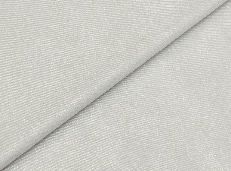 Фото ткани Трикотаж с люрексом тип Armani, цвет - белый и серебро