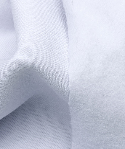 Футер начес тип Loro Piana, цвет - светло-голубой. Изображение 4