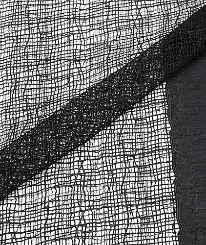 Атласный шелк тип Armani, цвет - черный. Изображение 1