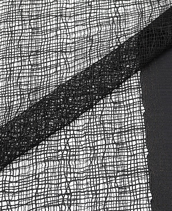 Атласный шелк тип Armani, цвет - черный. Изображение 1