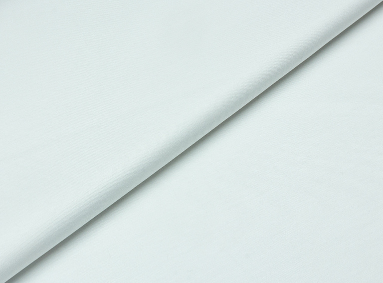 Фото ткани Хлопковый трикотаж, цвет - белый