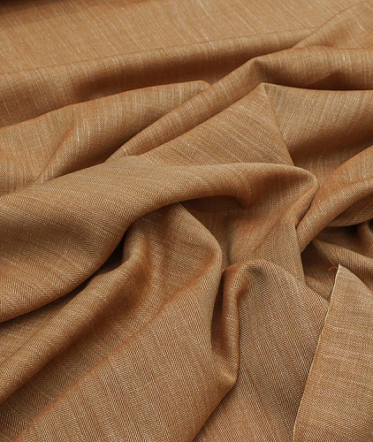 Шерстяная ткань стиль Loro Piana с рисунком, цвет - коричневый и елочка. Изображение 3
