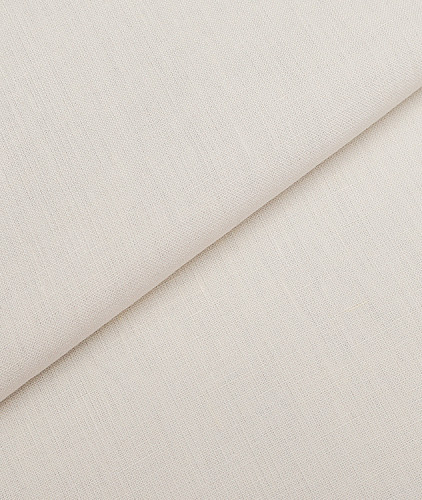 Льняная ткань тип Loro Piana, цвет - молочный. Изображение 1