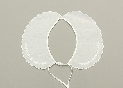 Фото ткани Воротник, цвет - белый