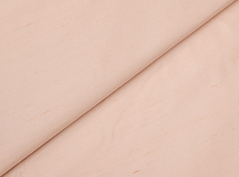 Фото ткани Натуральный шелк (чесуча), цвет - пудра