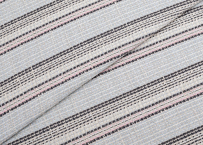 Фото ткани Хлопковый твид с люрексом, цвет - серо-голубой