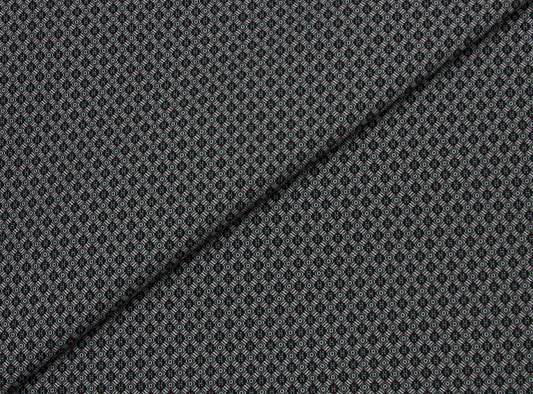 Фото ткани Хлопковая ткань тип Etro с рисунком, цвет - геометрия