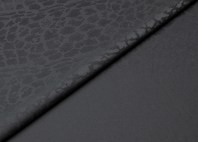 Фото ткани Хлопковая ткань тип Cavalli, цвет - черный