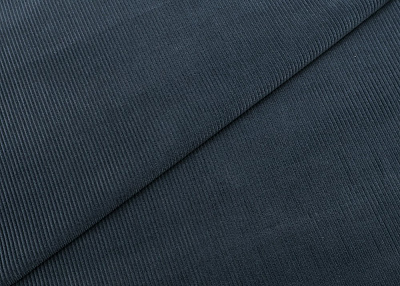 Фото ткани Хлопковый вельвет, цвет - синий