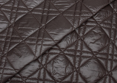 Фото ткани Курточная стежка тип Dior, цвет - коричневый