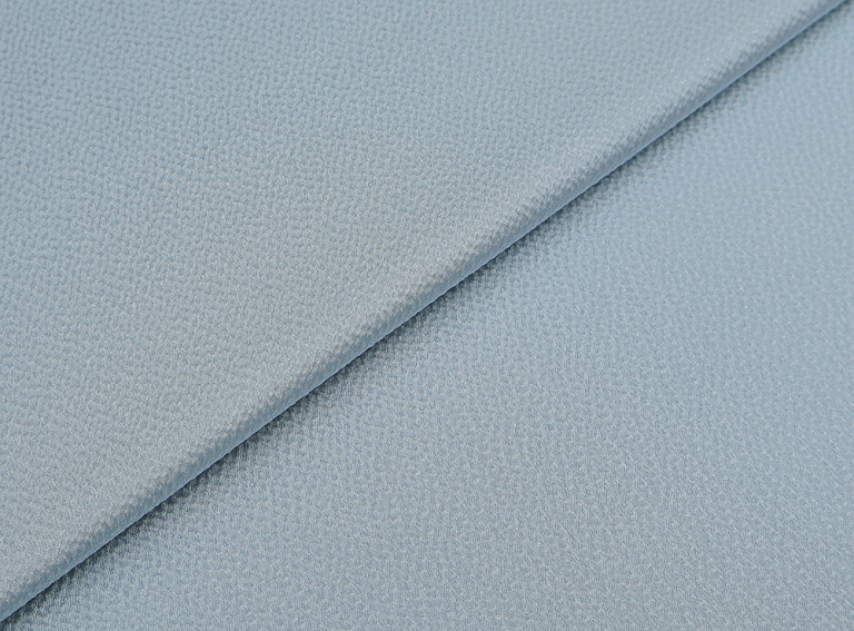 Фото ткани Натуральный шелк крэш, цвет - голубой