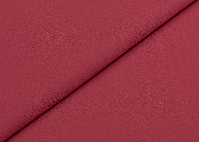 Фото ткани Шелковый креп, цвет - малиновый
