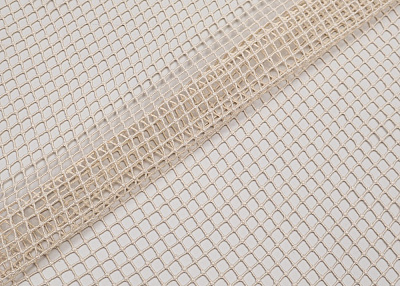 Фото ткани Хлопковая сетка, цвет - бежевый