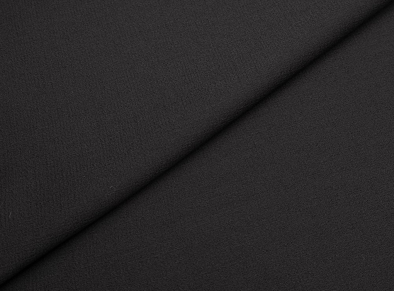 Фото ткани Шерстяная ткань с шелком тип Valentino, цвет - черный