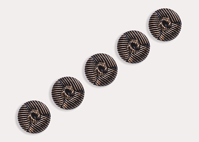 Фото ткани Пуговица, цвет - бронза