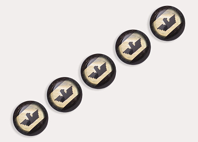 Фото ткани Пуговица тип Armani, цвет - коричневый