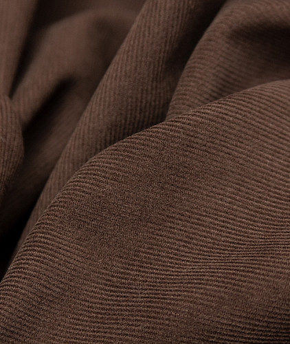 Хлопковый вельвет тип Loro Piana, цвет - коричневый. Изображение 4