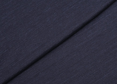 Фото ткани Льняной трикотаж, цвет - синий и темно-синий