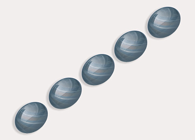 Фото ткани Пуговица (пластик), цвет - голубой