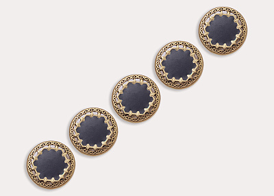 Фото ткани , цвет - черный и золотой