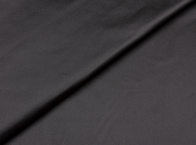 Фото ткани Натуральный шелк, цвет - черный