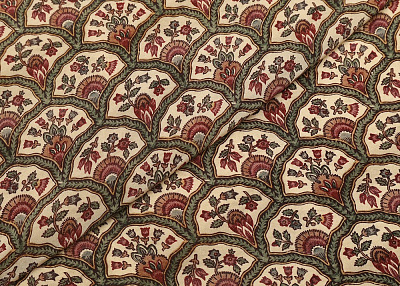 Фото ткани Натуральный шелк с рисунком тип Valentino, цвет - разноцветный