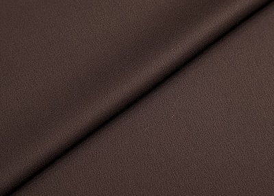 Фото ткани Однотонная вискоза креп, цвет - коричневый