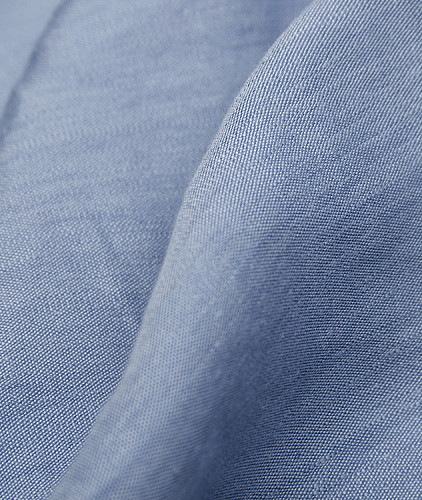 Льняная ткань тип Loro Piana, цвет - голубой. Изображение 4