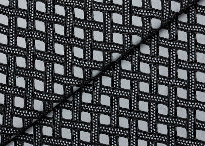 Фото ткани Однотонное  кружево, цвет - черный