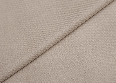 Фото ткани Кашемировая ткань в клетку, цвет - бежевый