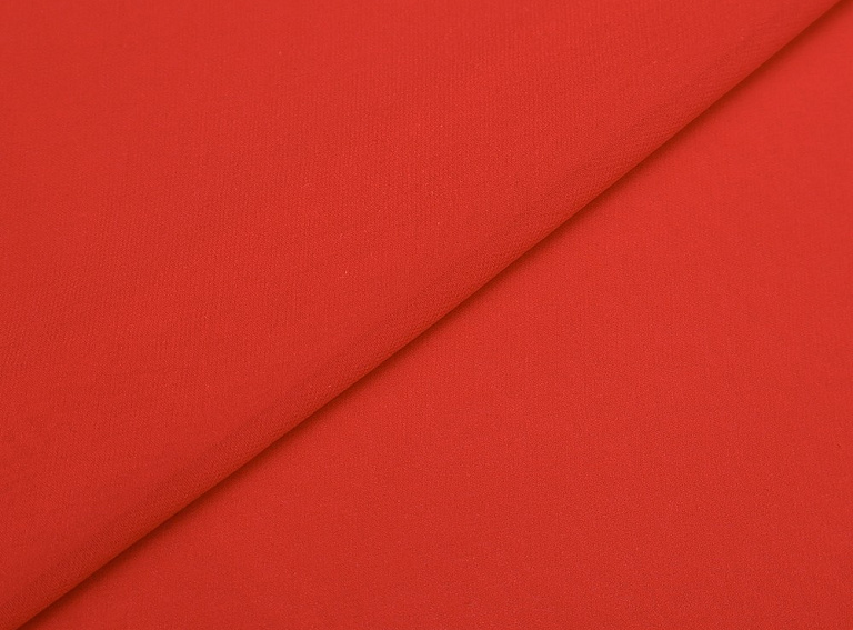 Фото ткани Шифон, цвет - красный
