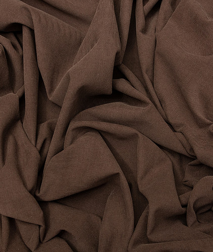 Хлопковый вельвет тип Loro Piana, цвет - коричневый. Изображение 3