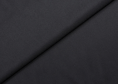 Фото ткани Однотонная  вискоза, цвет - черный