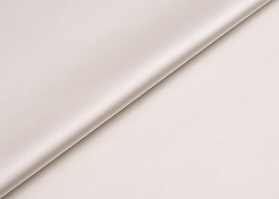 Фото ткани Атласный шелк, цвет - молочный