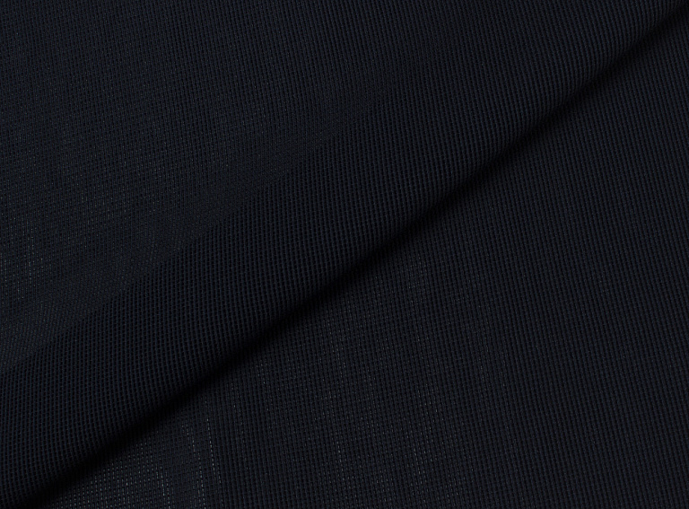 Фото ткани Шерстяной трикотаж тип Armani, цвет - темно-синий